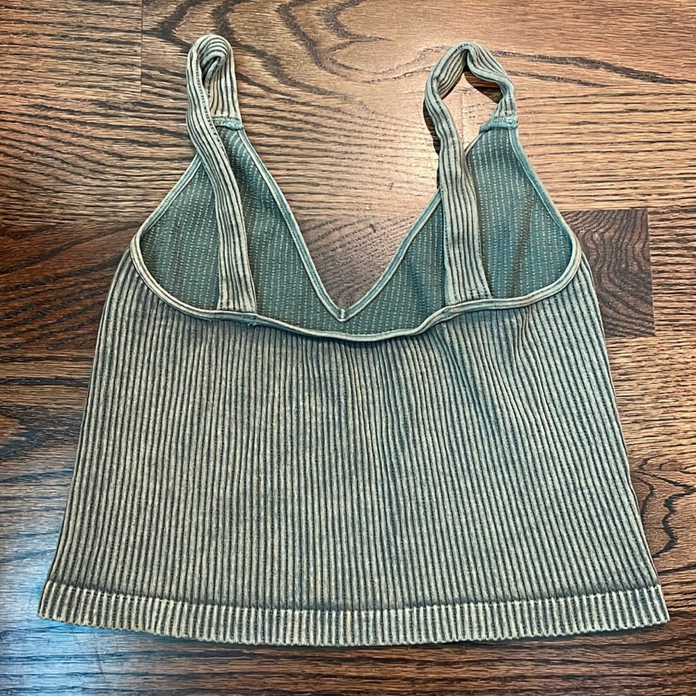 Free People Cropped Ribbed Cami - Picture 2 of 3